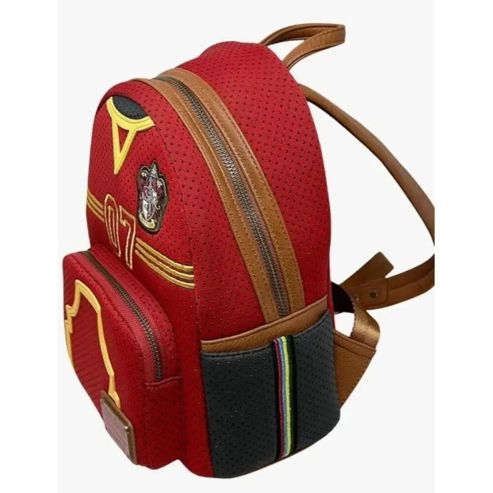 Loungefly Harry Potter Quidditch Uniform Cosplay Double Shoulder Bag Backpack